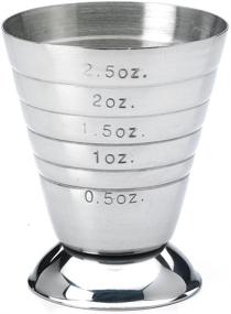 img 4 attached to 🍸 Barfly Stainless Steel Measuring Cup - Accurate 2.5 oz Bartending Tool