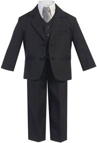 img 3 attached to Black Boys Dress Shirt: Perfect for Suits & Sport Coats - Boys' Clothing Essential