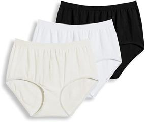 img 1 attached to Jockey Women's Comfies Cotton Underwear: Comfortable Women's Clothing and Lingerie for Sleep & Lounge