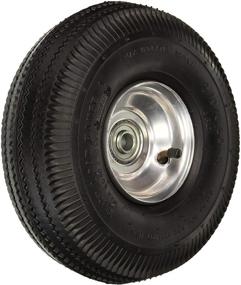 img 2 attached to 🔧 MintCraft Hand Truck Wheel 4.10/3.50-4: Sturdy and Reliable for Efficient Transportation