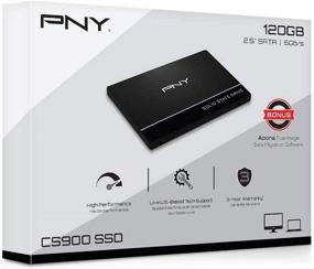 img 4 attached to Накопитель PNY 120GB CS900 SSD + в комплекте корпус Everything But Stromboli USB 3.0 - накопитель SSD SATA III объемом 120 ГБ (SSD7CS900-120-RB)