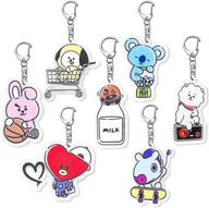 🎵 kpop bts keychain - official merchandise for army gift - bts bangtan boys jimin jin jungkook j-hope suga v rm logo