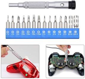 img 3 attached to 🔧 GANGZHIBAO 28-in-1 Triwing Screwdriver Set: Ultimate Repair Tool Kit for Nintendo Switch, PS4, Xbox, NES - Includes T6, T8, T10 Security Torx, Y00, PH000 Phillips Screwdrivers for Joy-con & Battery Replacement