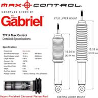 enhance vehicle control and stability with gabriel 77414 control monotube absorber logo