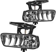 🚗 high-quality fog lights for 1999-2002 gmc sierra & 2000-2006 gmc yukon pickup trucks – clear lens, 12v 37.5w 899 bulbs included logo