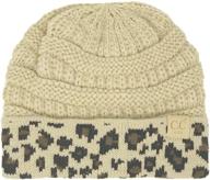 classic stretchy chunky slouch melange boys' accessories for hats & caps logo