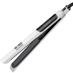 img 4 attached to Революционизируйте свой уход за волосами с помощью Hot Tools Nano Ceramic Digital Flat Iron, 1 дюйм.