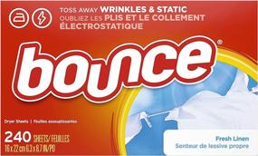 img 4 attached to 🌬️ Bounce Dryer Sheets, 240 Count, Fresh Linen Scented Fabric Softener