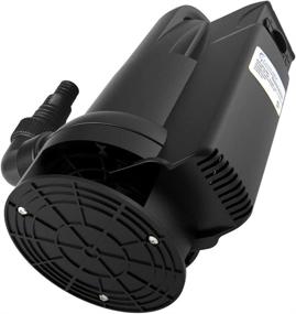 img 2 attached to 💧 Lanchez 1/2 HP Submersible Water Sump Pump: Built-in Float Switch, 25ft Power Cord - Perfect for Clean/Dirty Water Draining Transfer