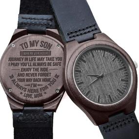 img 2 attached to Engraved Groomsmen Customized Birthday Anniversary Women's Watches