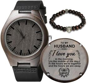 img 4 attached to Engraved Groomsmen Customized Birthday Anniversary Women's Watches