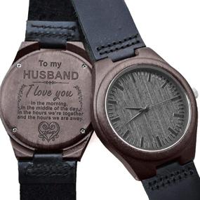 img 3 attached to Engraved Groomsmen Customized Birthday Anniversary Women's Watches