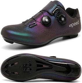 img 4 attached to BETOOSEN Breathable Self Locking Compatible Multicolor1 Men's Shoes for Athletic