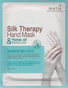 img 1 attached to [OBS lab] Silk Therapy Hand Mask 5-Pack - Enriched with Horse Oil for Intense Moisturizing and Nourishment of Dry Hands & Nails