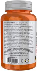 img 2 attached to 💪 Enhance Muscle Mass and Boost Energy Levels with NOW Sports Nutrition Kre-Alkalyn Creatine 750 mg, 120 Capsules