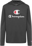 👕 champion sleeve clothes x large stealth boys' tops, tees, and shirts logo