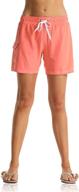 🩳 unitop women's quick dry swim shorts with lining - bathing boardshorts logo