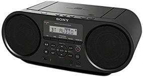 img 1 attached to Sony Portable Bluetooth Digital Tuner AM/FM Radio CD Player with Mega Bass Reflex Stereo Sound System Plus FSM 6ft Aux Cable, Compatible with iPod, iPhone, or MP3 Digital Audio Player