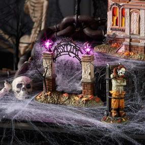 img 2 attached to 🎃 Department56 Snow Village Halloween Jokes Over Figurine – 3.25&#34;, Multicolor Accessories