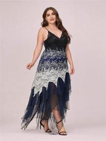 img 1 attached to Stunning Floor Length Chiffon Dresses for Elegant Women by Ever Pretty