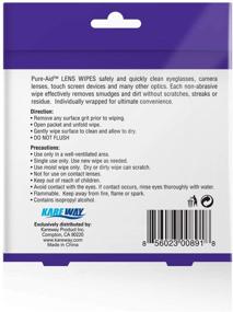 img 3 attached to 👓 Pure-Aid Lens Cleaning Wipes - 24 Individually Wrapped Wipes per Pack (2 Packs) - Pre-Moistened for Eyeglasses, Camera Lenses, Smartphones, Tablets - Safe & Effective Glasses Cleaner - Ideal for Travel