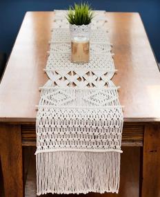 img 4 attached to 🌿 Elevate Your Bohemian Wedding with Macrame Perfect Decorations