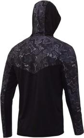 img 2 attached to HUK Men's Icon X Camo Hoodie: Performance Shirt with UPF 30+ Sun Protection, Long-Sleeve Comfort