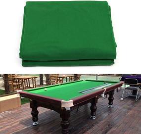 img 4 attached to 🎱 Boshen Billiard Cloth: Premium Felt & Pre-Cut Rails for 7/8/9 Foot Tables - 3 Fabric Styles Available