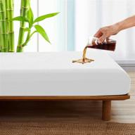 🛏️ full size waterproof bamboo mattress protector – springspirit: ultra soft, breathable, fitted up to 14'' depth pocket logo