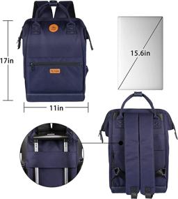 img 1 attached to 💼 Waterproof 17 inch Business Backpack for Computers