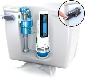 img 3 attached to 🚽 Danco HYR451T HyrdroRight Universal Water-Saving Toilet Repair Kit: Dual Flush Valve, Lever Handle, White- Maximize Efficiency in Your Toilet!