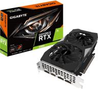 🎮 gigabyte gv-n2060oc-6gd rtx 2060 oc gg graphics card, dual windforce fans, 6gb gddr6, 192-bit, rev2.0 video card logo