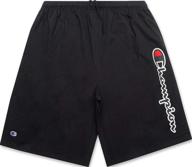 🩳 optimized title: champion men's big and tall lightweight cotton jersey shorts with script logo - enhanced seo logo