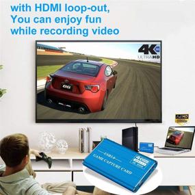 img 1 attached to 🎮 HDMI USB3.0 4K 1080P 60fps Audio Video Capture Card: Reliable Portable Converter for Game Streaming, Live Broadcasts, and Video Recording