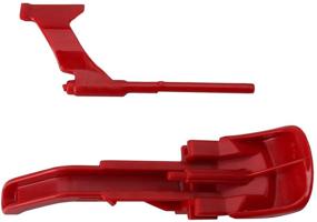 img 1 attached to 🔴 Enhanced Vacuum Cyclone Red Canister Button Release Catch Clips for Dyson DC41, DC43, and DC65