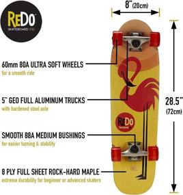 img 3 attached to ReDo Skateboard Co Cruiser Flamingo
