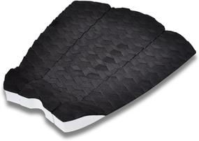 img 4 attached to Premium 3-Piece Surfboard Traction Pad with Arch Bar - Maximum Grip for Longboard, Shortboard, Fish Board & Skimboard - Strong & Adhesive 3M Stomp Foot Pads for Superior Deck Performance