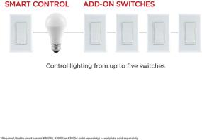 img 3 attached to 🔌 UltraPro Add-On Switch - QuickFit and SimpleWire, In-Wall, White Rocker Paddle - Z-Wave/ZigBee Wireless Smart Lighting Controls (Non-Standalone), 39350