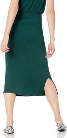 img 3 attached to 👗 Effortlessly Stylish: Amazon Essentials Women's Pull on Knit Midi Skirt