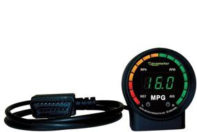 img 1 attached to Enhance Fuel Efficiency with Auto Meter 9105 ecometer Fuel Consumption Gauge