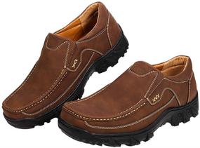 img 3 attached to CREPUSCOLO Loafers Breathable Comfortable Numeric_10 Men's Shoes in Loafers & Slip-Ons