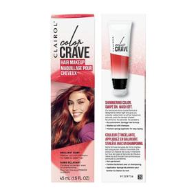 img 3 attached to 💇 Clairol Color Crave Бриллиантовый Рубин Временная Косметика для Окрашивания Волос: Усиливайте Вашу Причёску Ярким Цветом, 1 Штука