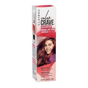 img 4 attached to 💇 Clairol Color Crave Бриллиантовый Рубин Временная Косметика для Окрашивания Волос: Усиливайте Вашу Причёску Ярким Цветом, 1 Штука