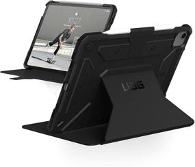 img 4 attached to 📱 URBAN ARMOR GEAR UAG iPad Air 10.9-inch (4th Gen, 2020) Case: Metropolis Folio, Slim Heavy-Duty Cover with Multi-Viewing Angles, Military Drop Tested Protection - Black