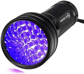 img 4 attached to Powerful Escolite UV Flashlight Black Light: Trace Dog Urine, Pet Stains, and Bed Bugs with 51 LED 395 nM Ultraviolet Blacklight Detector