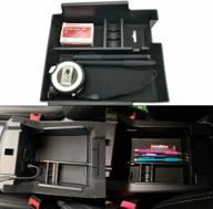 🚘 jojomark совместимый органайзер для средней консоли ford explorer 2012-2019: удобный ящик для хранения подлокотников и аксессуаров логотип