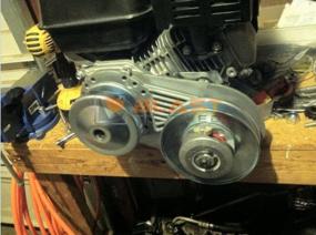 img 4 attached to 🏎️ Улучшите свой го-карт с помощью CLAST LED - набора привода сцепления Predator 212CC - 3/4" #40#41 420 и #35 TAV2 30-75 218353A 208352A 10T #40/41 и 12T #35 для замены