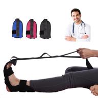 stretcher fasciitis tendonitis hamstring stretching logo