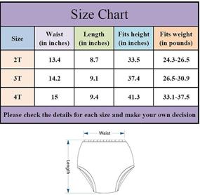 img 3 attached to Skhls Thick Absorbent Potty Training Pants Underwear for Baby and Toddler