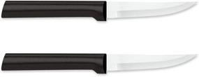 img 3 attached to 🔪 Rada Cutlery Heavy-Duty Paring Knife Set, W203/2, with Black Handles - Pack of 2